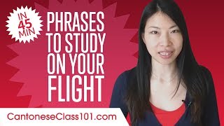 Phrases to Study on Your Flight to Hong Kong Phrases to Study on Your Flight to Hong Kong