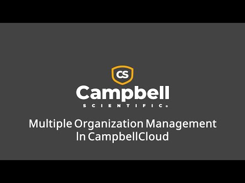 Multiple Organization Management in CampbellCloud