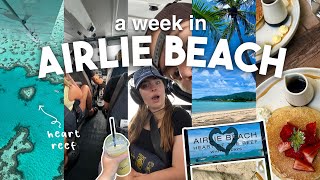 A WEEK IN AIRLIE BEACH: Heart Reef Scenic flight, road trip & exploring! 🐚🪸🌴 #AusVlog7