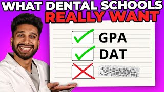 How To Get Into Dental School (What They Don't Tell You) 