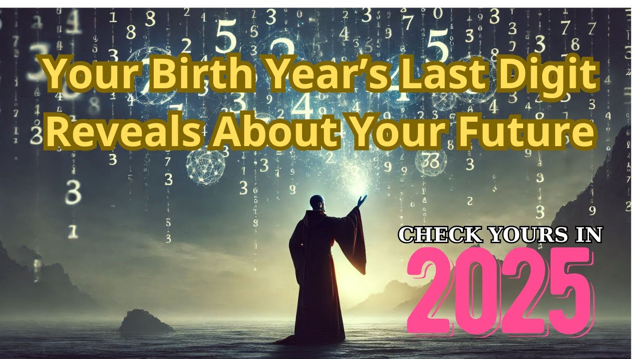 What The Last Digit of Your Birth Date Reveals About 2025 ✨Buddhist Teachings