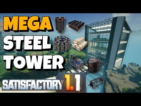 How to Build an Advanced Steel Factory in Satisfactory | Ep.5 Beginner’s Guide
