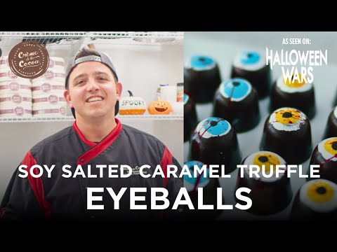 Chef Nils' Halloween Wars Chocolate Truffle EYEBALLS | Crème de la Cocoa