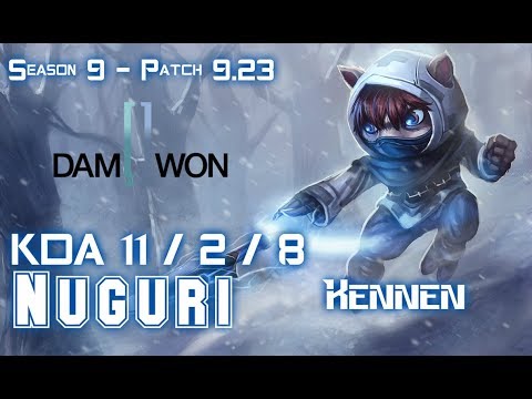 DWG Nuguri KENNEN vs Gen Rascal IRELIA Top - Patch 9.23 KR Ranked