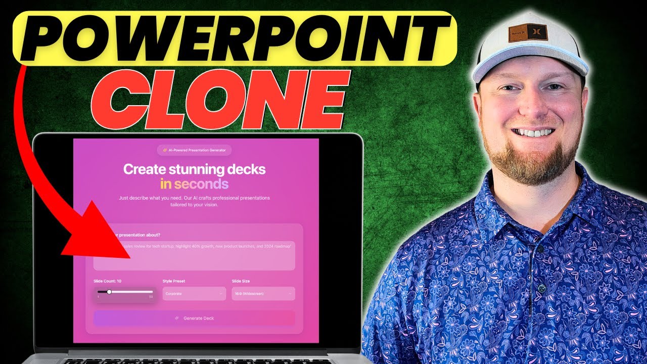 This AI Built a Slide Deck App While I Watched (INSANE)