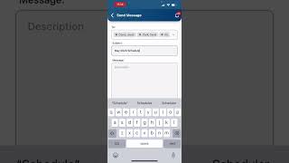 eSchedule Quick Tips - NEW eSchedule Mobile App Messaging