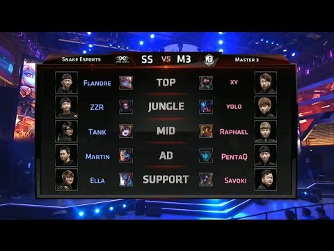 SS vs M3 Game 1 #1 Highlights - Snake Esports vs Master3 - LPL Week 2 - SPRING 2016