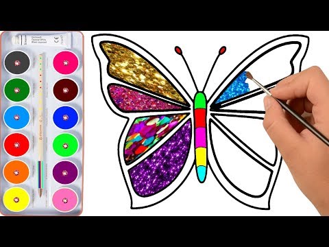 Drawing for Kids | Butterfly, And Many | Picture Coloring Pages