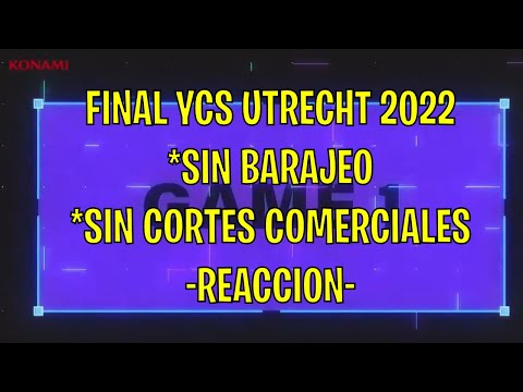 YCS Utrecht 2022 - Final - Joshua Schmidt vs. Dinh-Kha Bui  Yu-gi-oh TCG COBERTURA EN ESPAÑOL GAME 1