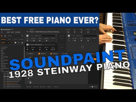 🔥Best Free Piano Ever? 🎹 Soundpaint 1928 Steinway Piano | No talking Sounds Demo