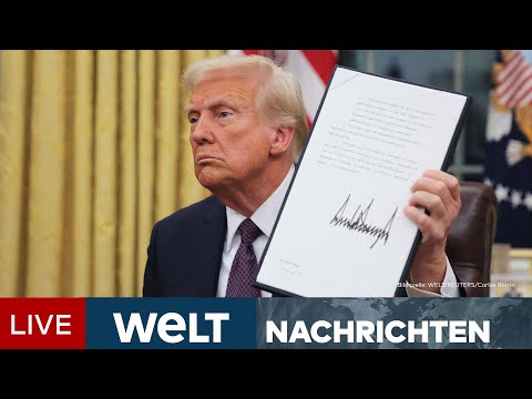DONALD TRUMP IM WEISSEN HAUS: Knallharte Kehrtwende - Präsident krempelt USA mit Dekret-Flut um