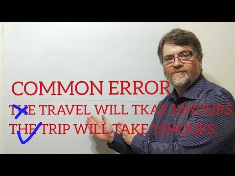 英語講師Nick P Lesson (281) 旅行や旅を意味する名詞Travelを使ってはいけない (English Tutor Nick P Lesson (281) Don't Use the Noun Travel to Mean Trip or Journey)