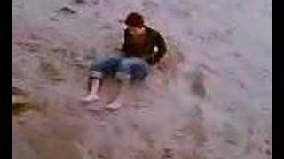 Day at Barry Island (wall incident)