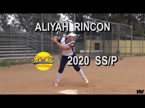 2020 Aliyah Rincon Shortstop Softball Skills Video