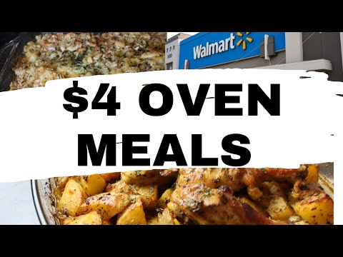 $4 QUICK EASY OVEN MEALS | EXTREME GROCERY BUDGET CHALLENGE | Feeding a Large Family Frugal Meals