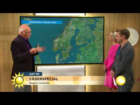 Väderspecial: "Nederbörden börjar minska" - Nyhetsmorgon (TV4)