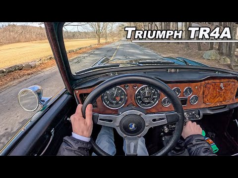 1966 Triumph TR4A - The Classic British Roadster You Can AFFORD To OWN (POV Binaural Audio)
