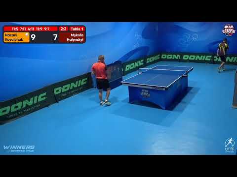21:00 Nazarii Kovalchuk  3 - 2 Mykola Halynskyi West 5 WIN CUP 09.10.2022 | TABLE TENNIS WINCUP