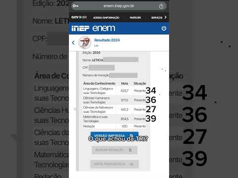 Vídeo: Nota do Enem: como acessar e consultar resultados