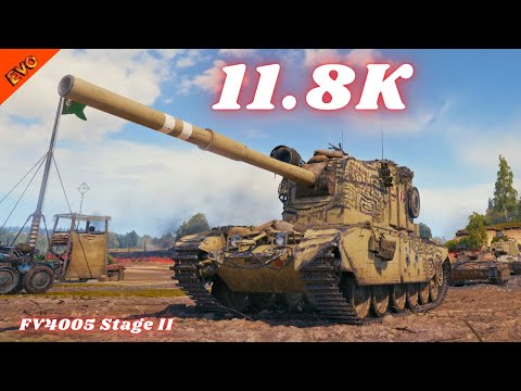FV4005 Stage II 11.8K Damage 6 Kills & 10K World of Tanks