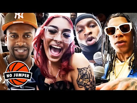 Murda B, TaTa of 41 & JayDot Geek Getting Lit at Video Shoot