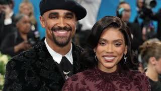 Eagles Super Bowl MVP Jalen Hurts at Met Gala with Wife