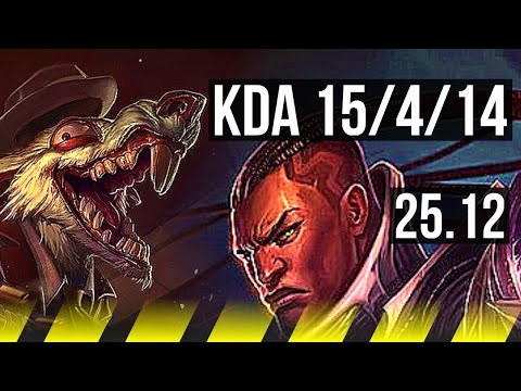 TWITCH & Pyke vs LUCIAN & Braum (ADC) | 15/4/14, Godlike | EUW Master | 25.12