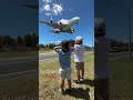 A380 SUPER LOW LOUD Qantas Airbus A380 At Sydney Airport Shorts