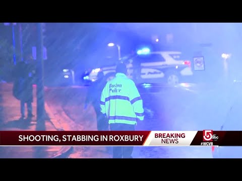 1 shot, 1 stabbed in Roxbury