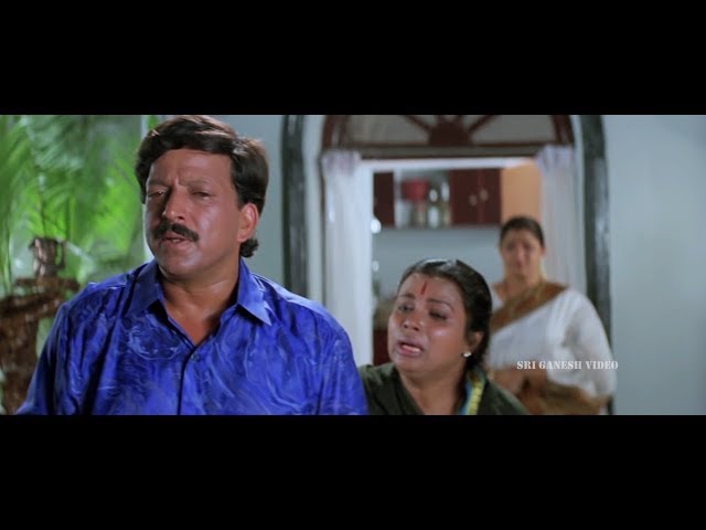 Umashree Stealing Food from Vishnuvardhan's Home | Kannada Scene | Kushbu | Jeevanadhi Kannada Movie