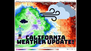California Weather: Wind, Waves, Thunderstorms and a Warm up?