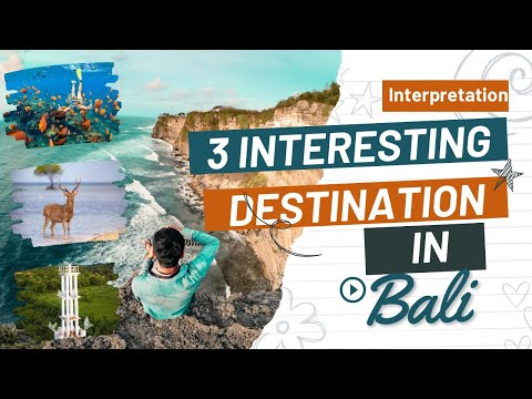 Interpretation 3 Tourist Destination in Bali🏞✨ #menjanganisland #batujaranhill #whitesandybeach
