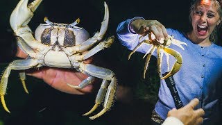 CUBA CRAB HUNTING ADVENTURE! 🦀 + Delicious Cuban Food - Cuba Vlog Day 3