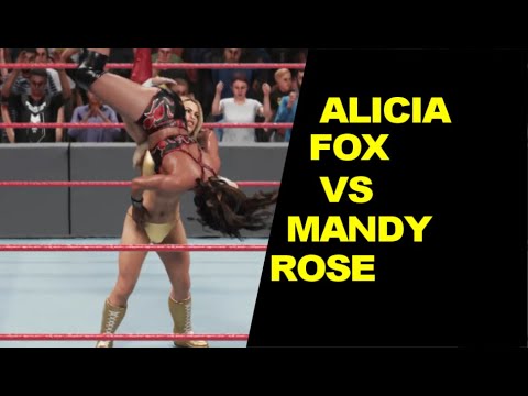 WWE 2K19 Alicia Fox vs Mandy Rose - Knockout Match