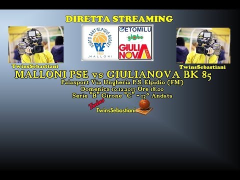 MALLONI PSE vs GIULIANOVA BK 85 - 10/12/2017 Ore 18:00