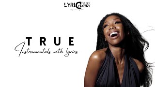 True - Brandy (Instrumental with Lyrics)