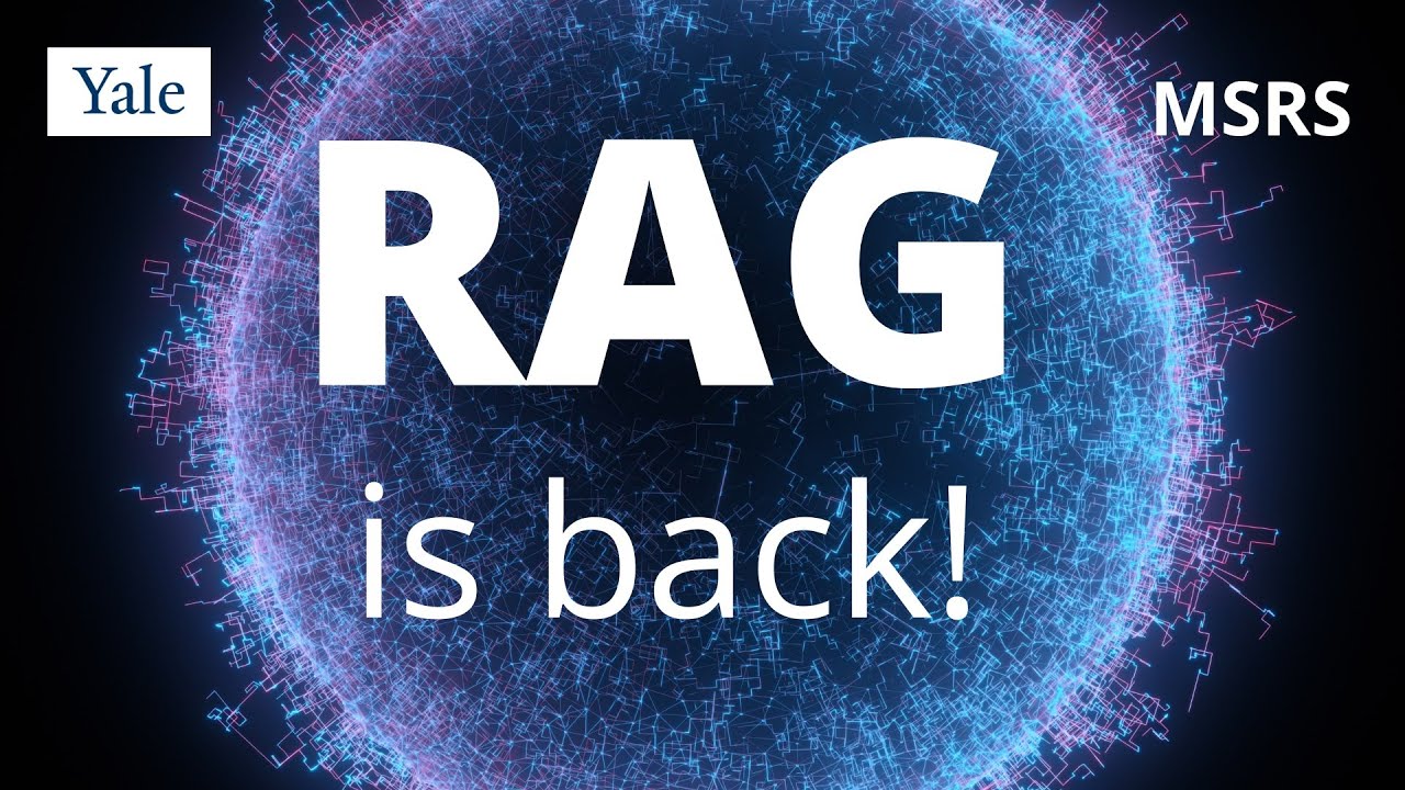 RAG is BACK (NEW MSRS by Yale Univ)