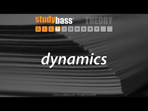 dynamics :: StudyBass Music Dictionary