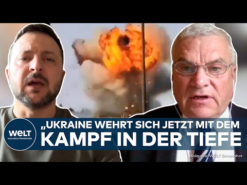 Video Thumbnail: UKRAINE-KRIEG: Selenskyj jubelt - Heftige Angriffe in der Tiefe Russlands | WELT Analyse