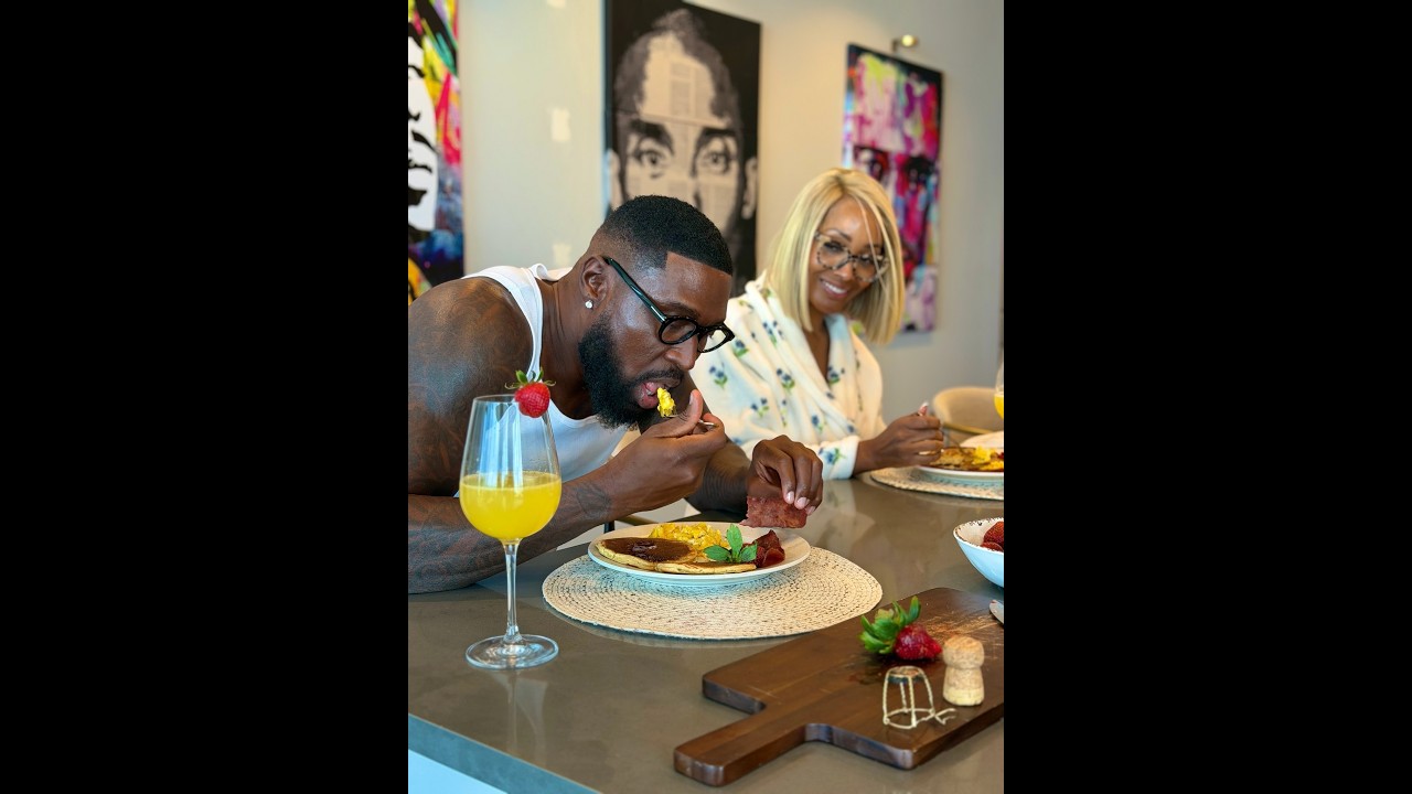 When Amber cooks Dave breakfast!