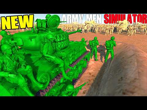 Realistic NEW Army Men BATTLE SIMULATOR is Incredible! - Army Men: Plastic Warfare
