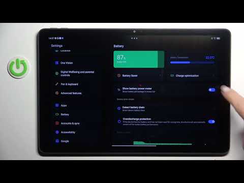 How to Activate Battery Percentage on Lenovo Tab M11?