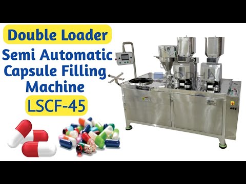 High Speed Double Loader Semi Automatic Capsule Filler