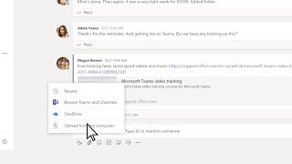 How to upload and share files in Microsoft Teams