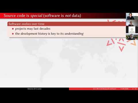 SEFM2020 Keynote - Making software a first class citizen in the scholarly world