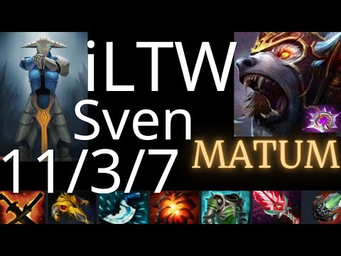 iLTW Sven vs MATUMBAMAN Ursa, Tidehunter, Shadow Fiend - dota2