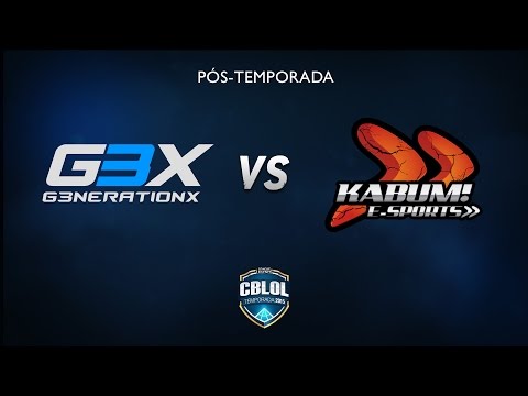 CBLoL Pós-Temporada 2015 - G3X x KBM (Jogo 2)
