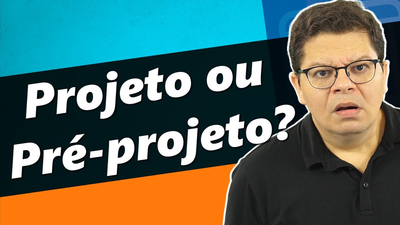 A diferença entre Pré-Projeto e Projeto de Pesquisa no TCC | André Fontenelle