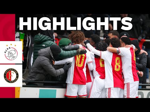 W in the Mini Klassieker 🔥 | Highlights Ajax O18 - Feyenoord O18
