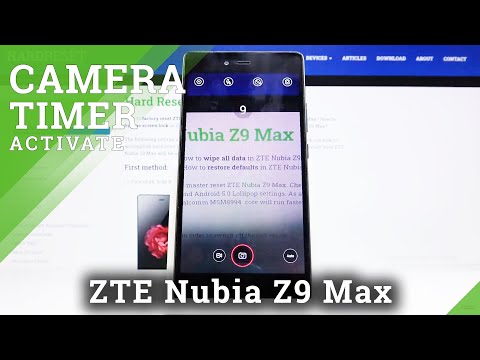 How to Turn On Camera Timer ZTE NUBIA Z9 Max – Set Camera Countdown